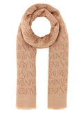 Saint Laurent Laurent Scarf — Beige