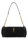 Saint Laurent Cassandre Shoulder Bag — Black