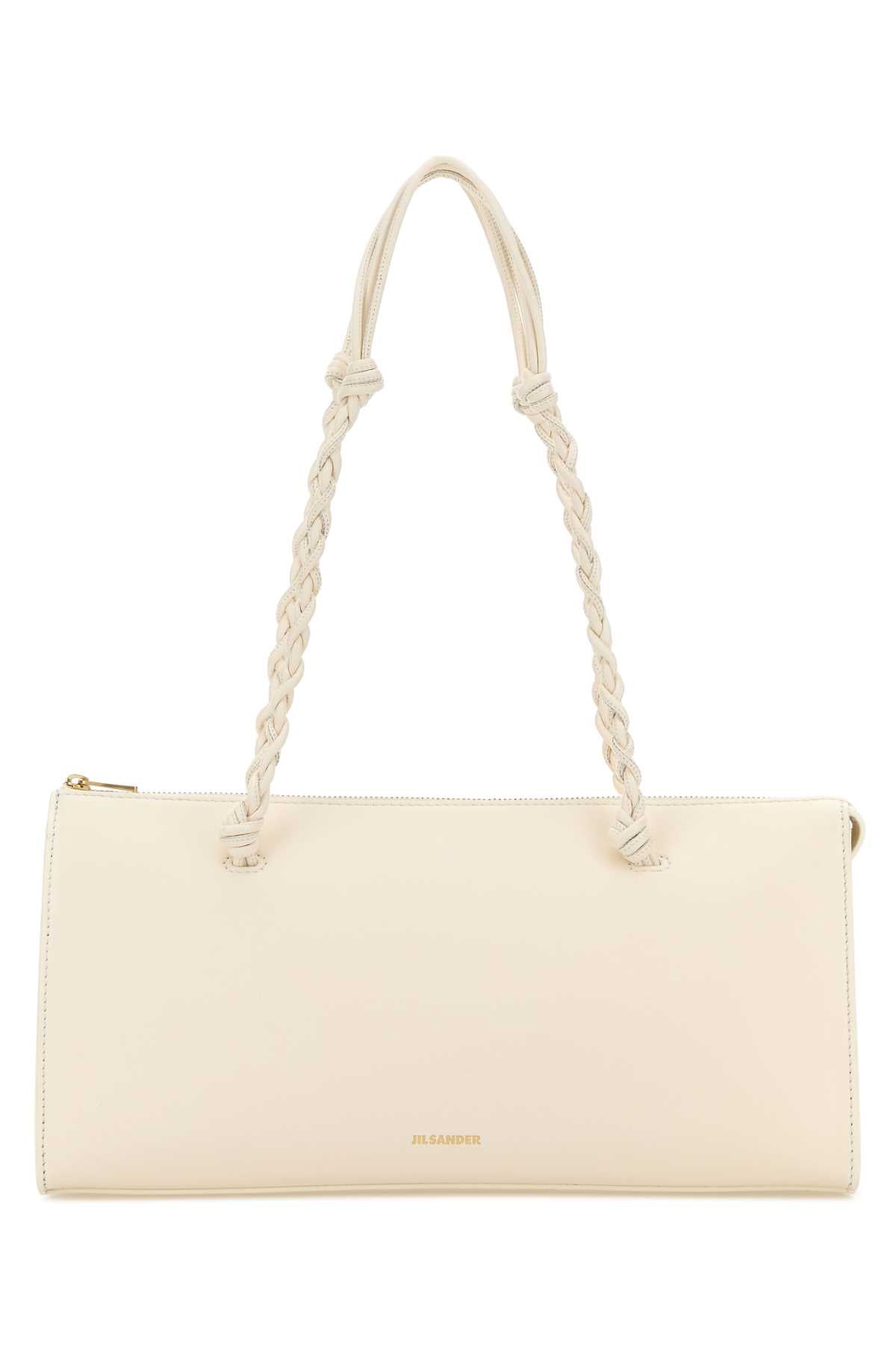 Jil Sander Tangle Tent Shoulder Bag — Beige