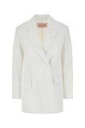 Valentino Garavani Cotton Blazer — White
