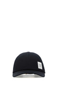Thom Browne CAPPELLO Cotton Baseball Cap — Navy