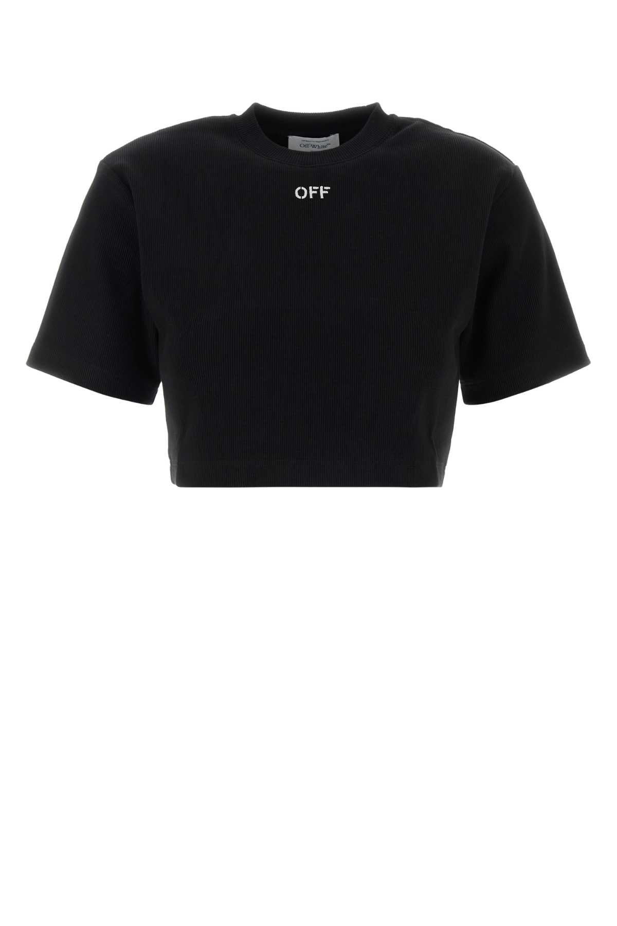 Off-White Stamp T-Shirt — Black