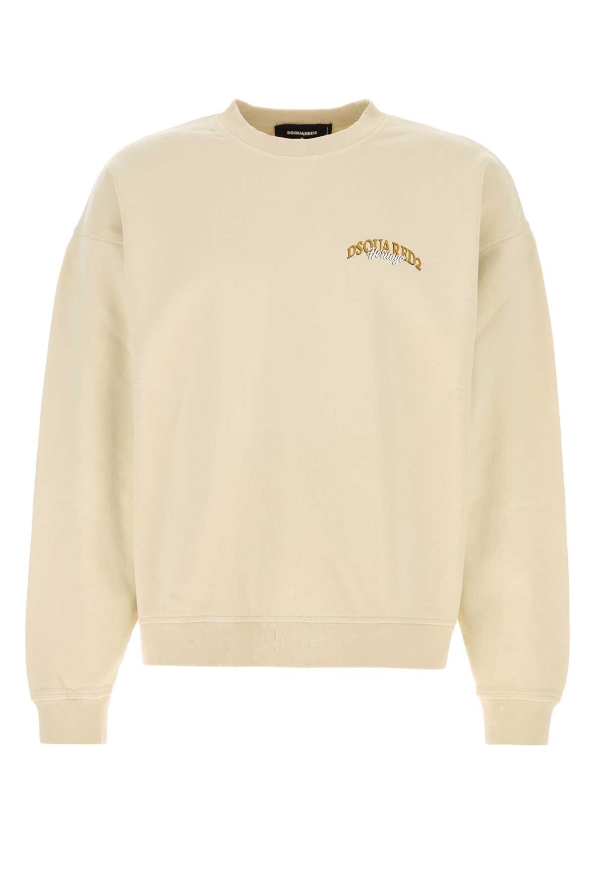 Dsquared2 Crewneck Sweatshirt — Beige