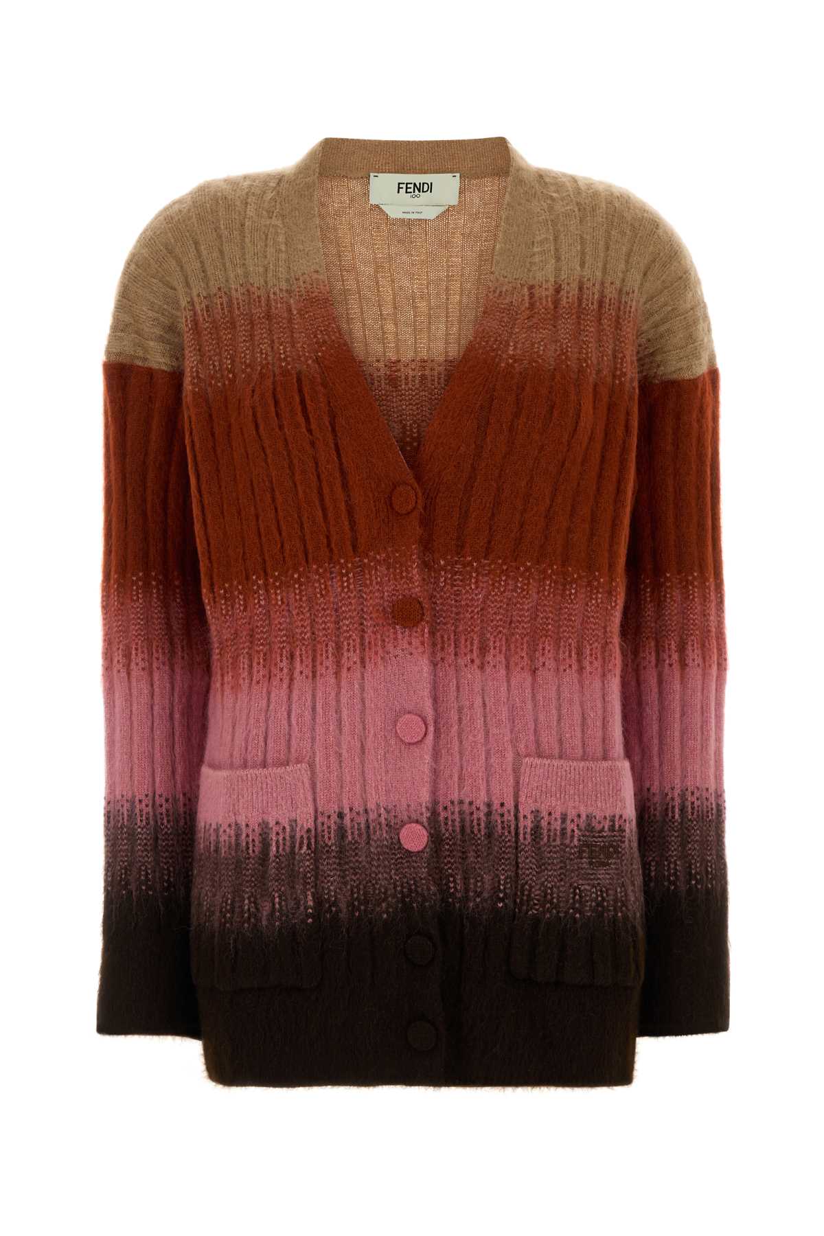 Fendi Wool Cardigan — Multicolor