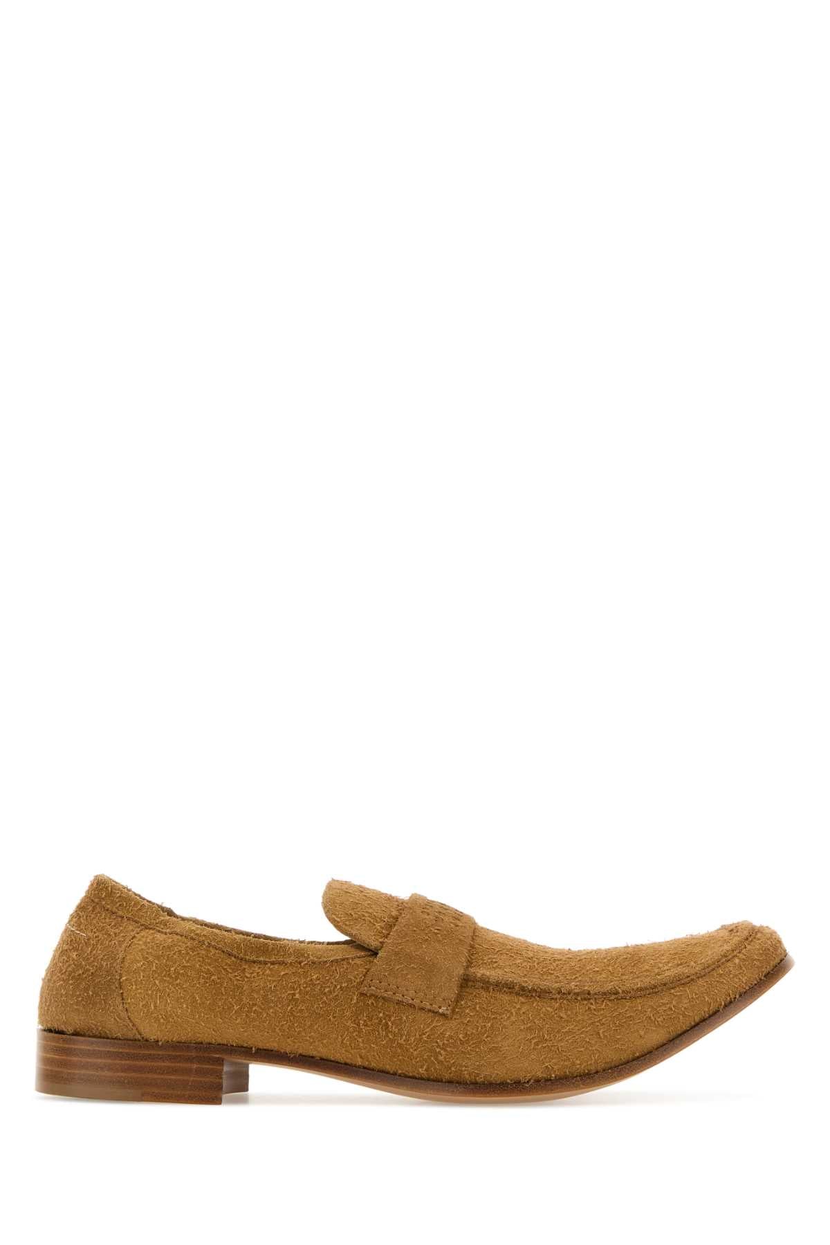 MM6 Maison Margiela Suede Loafer — Camel
