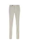 Pt Torino Stretch Cotton Blend Silkochino Trousers — Beige
