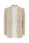 Bottega Veneta Fiammata Blazer — Beige