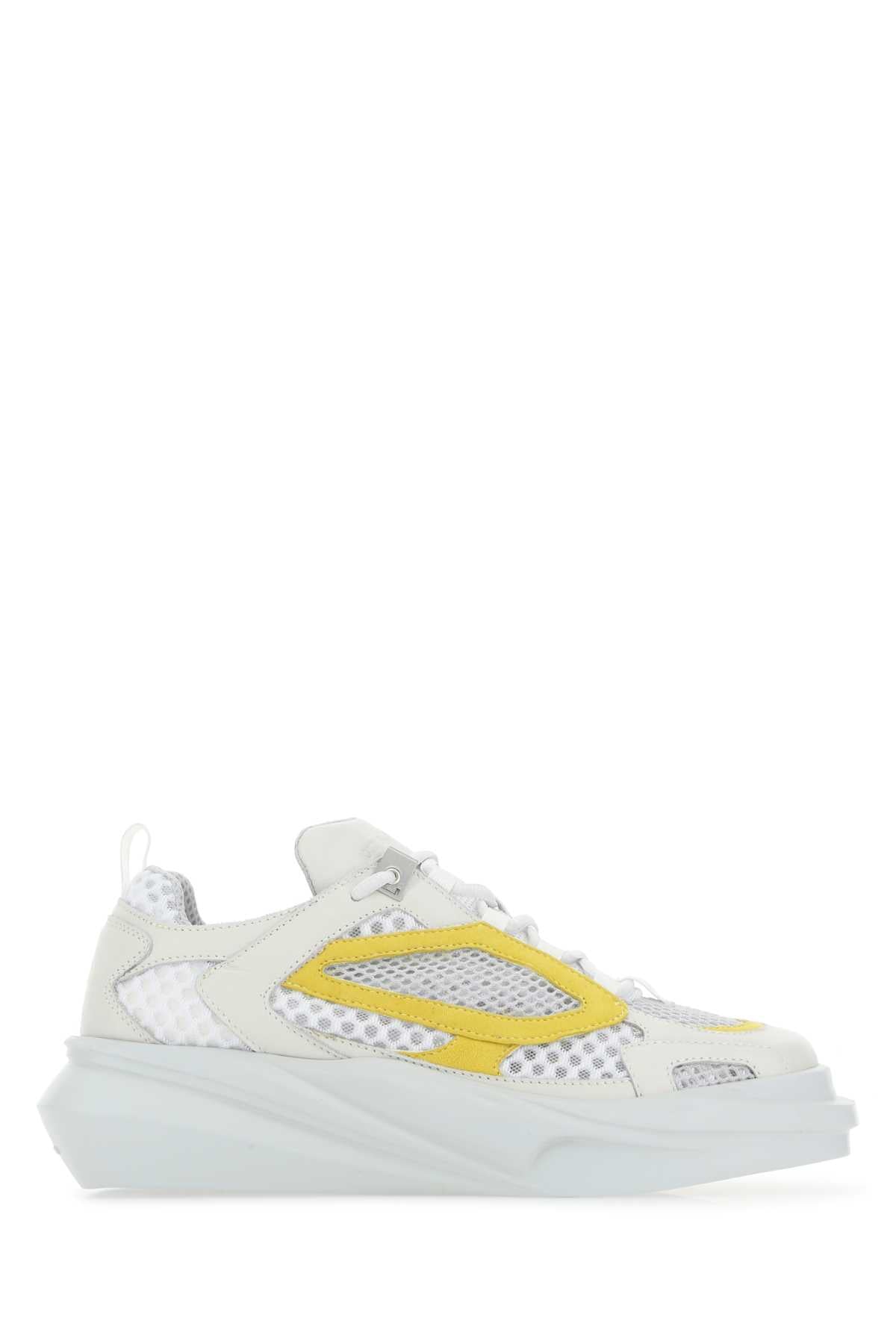 Alyx Two-Tone Leather Hiking Sneaker — White