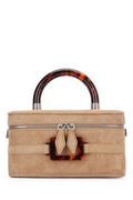 Roger Vivier Vivier Top Handle Bag — Beige