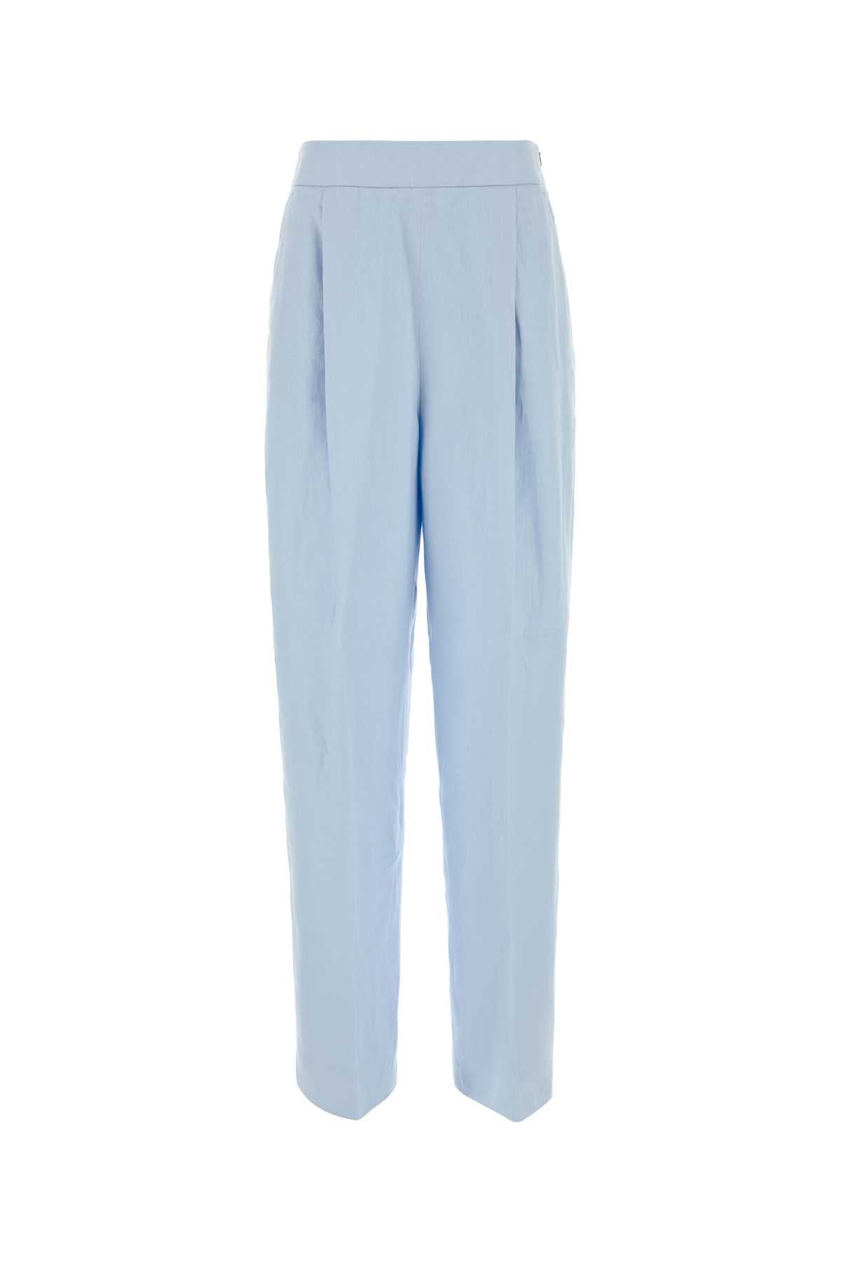 Agnona Pleat Trouser — Blue