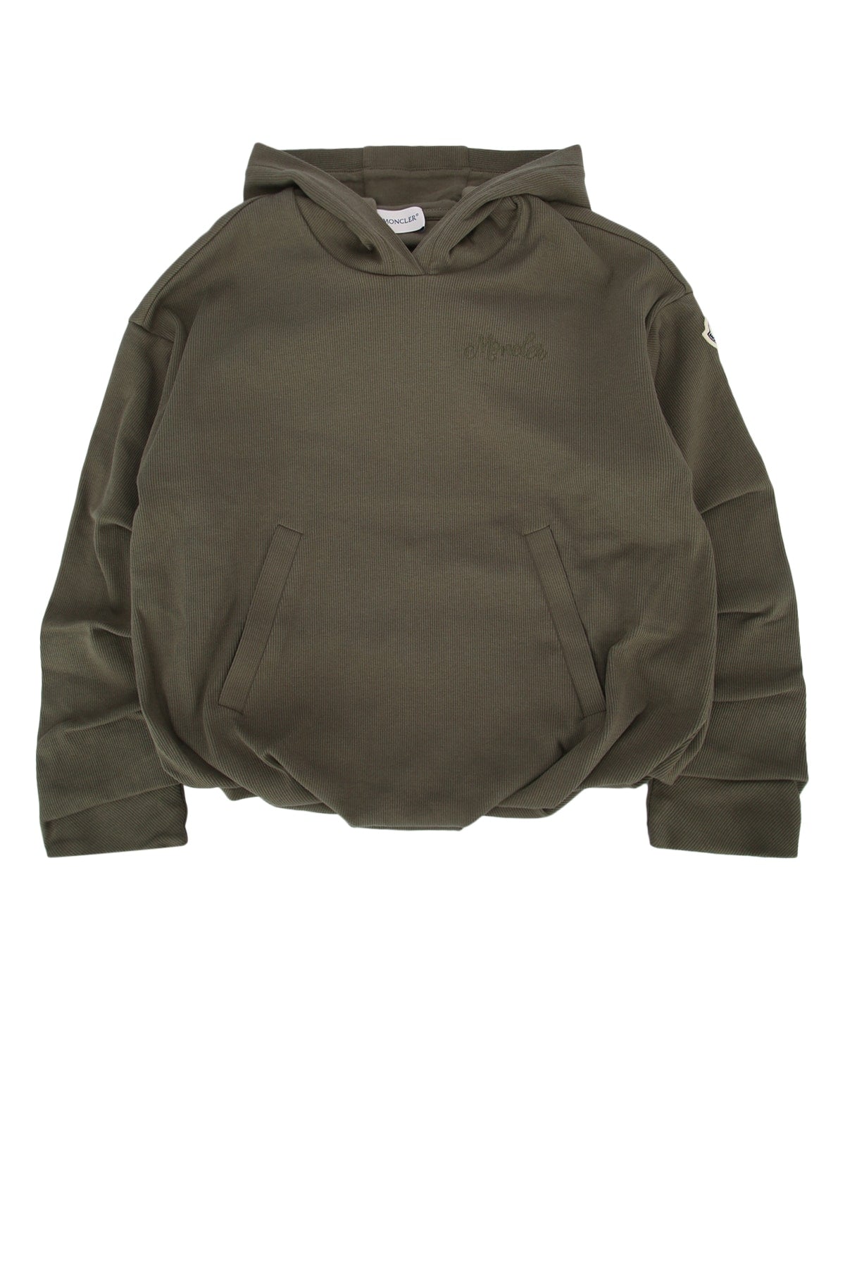 Moncler Jr Sweater Hoodie — Green