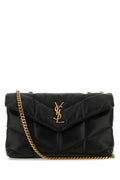 Saint Laurent Quilted Nappa Leather Crossbody Bag — Black