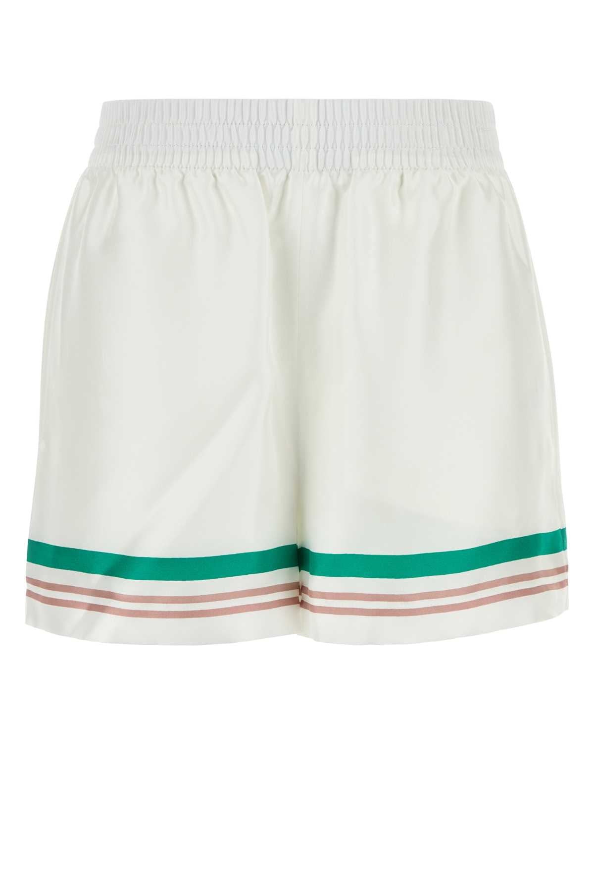 Casablanca Shorts Shorts — White