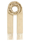 Prada Silk-Cashmere Blend Scarf — Beige