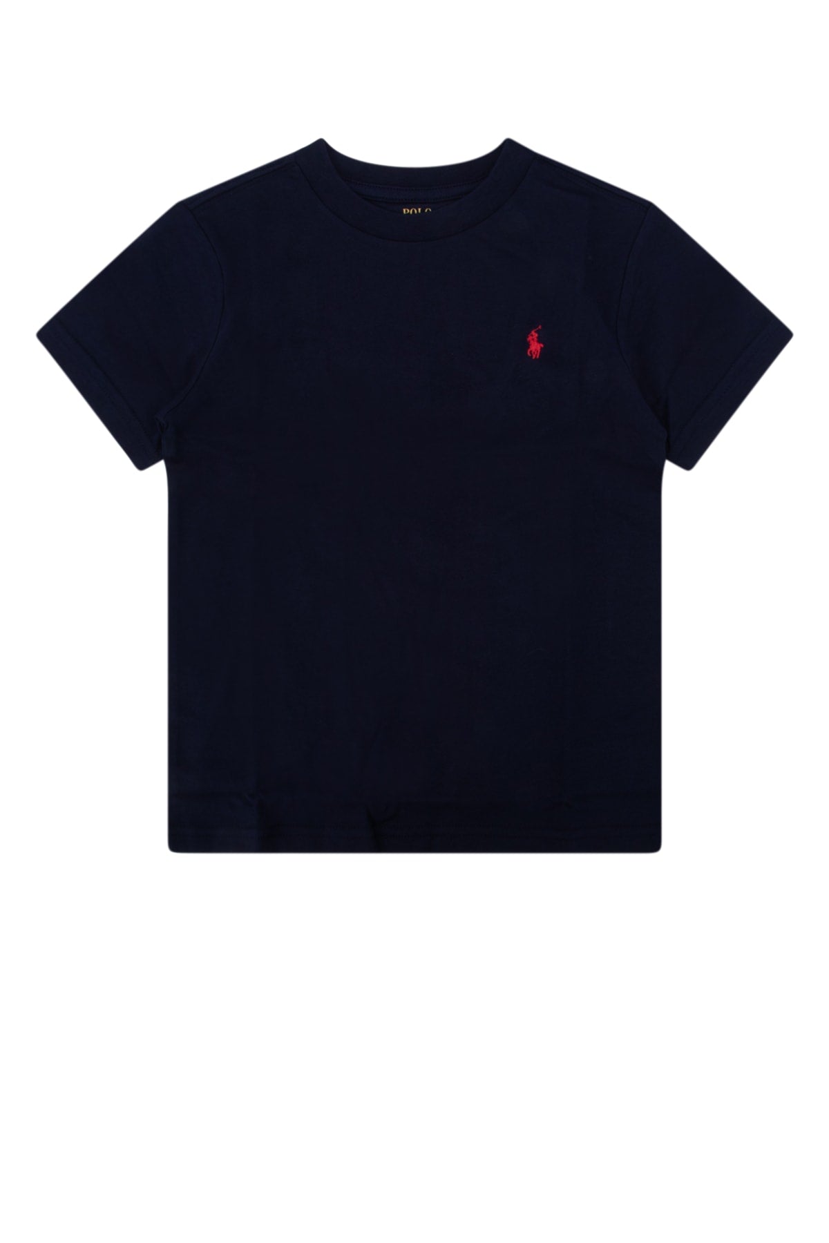 Polo Ralph Lauren Jr Embroidered Logo T-Shirt — Navy
