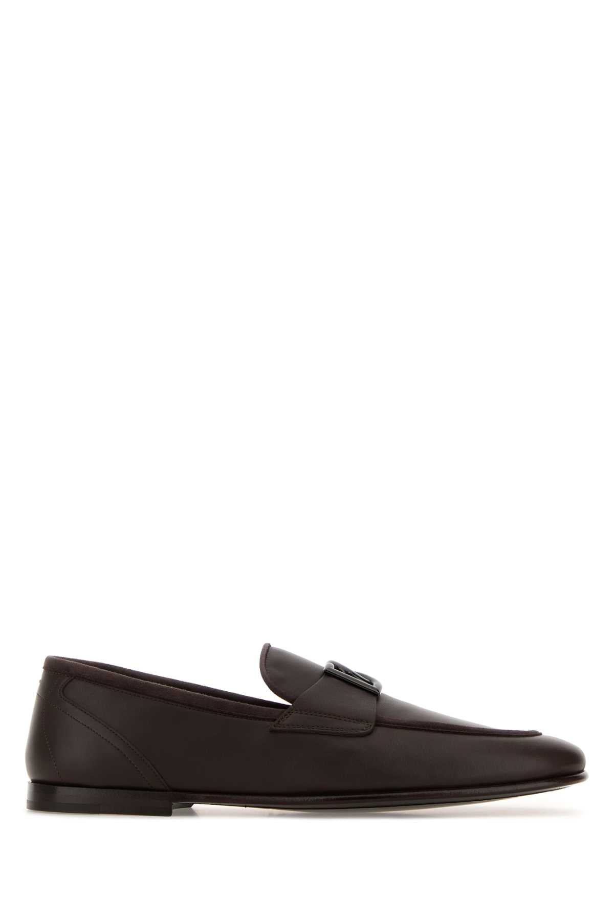 Dolce & Gabbana Erice Loafer — Brown