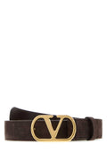 Valentino Garavani Vlogo Belt — Brown
