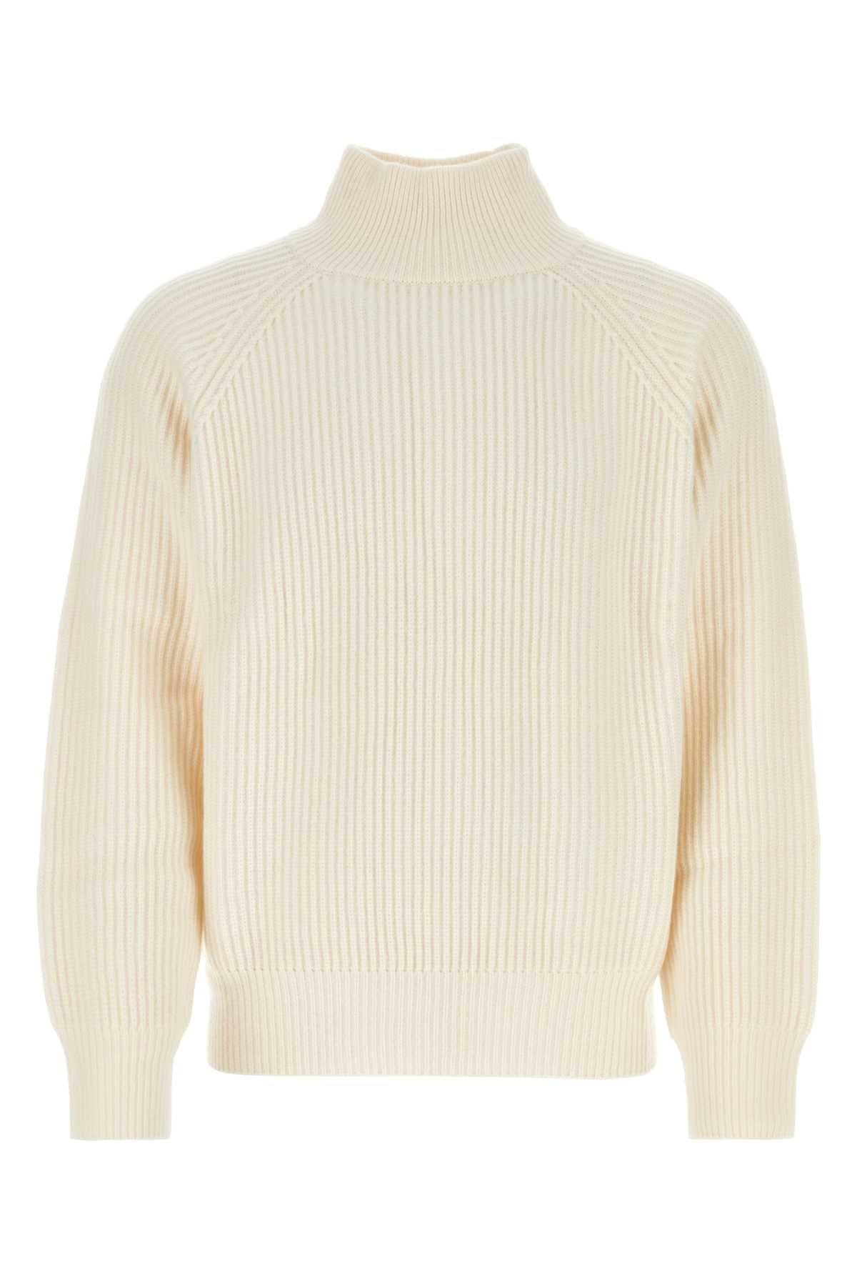 Le Kasha Ribbed Cashmere Sweater — White