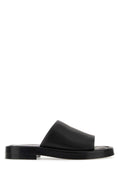 Ferragamo Nappa Leather Slipper — Black