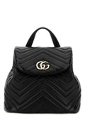 Gucci Marmont Top Handle Bag — Black