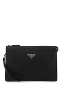 Prada Saffiano Leather Wallet — Black