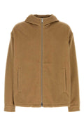 Prada Wool Hooded Jacket — Beige