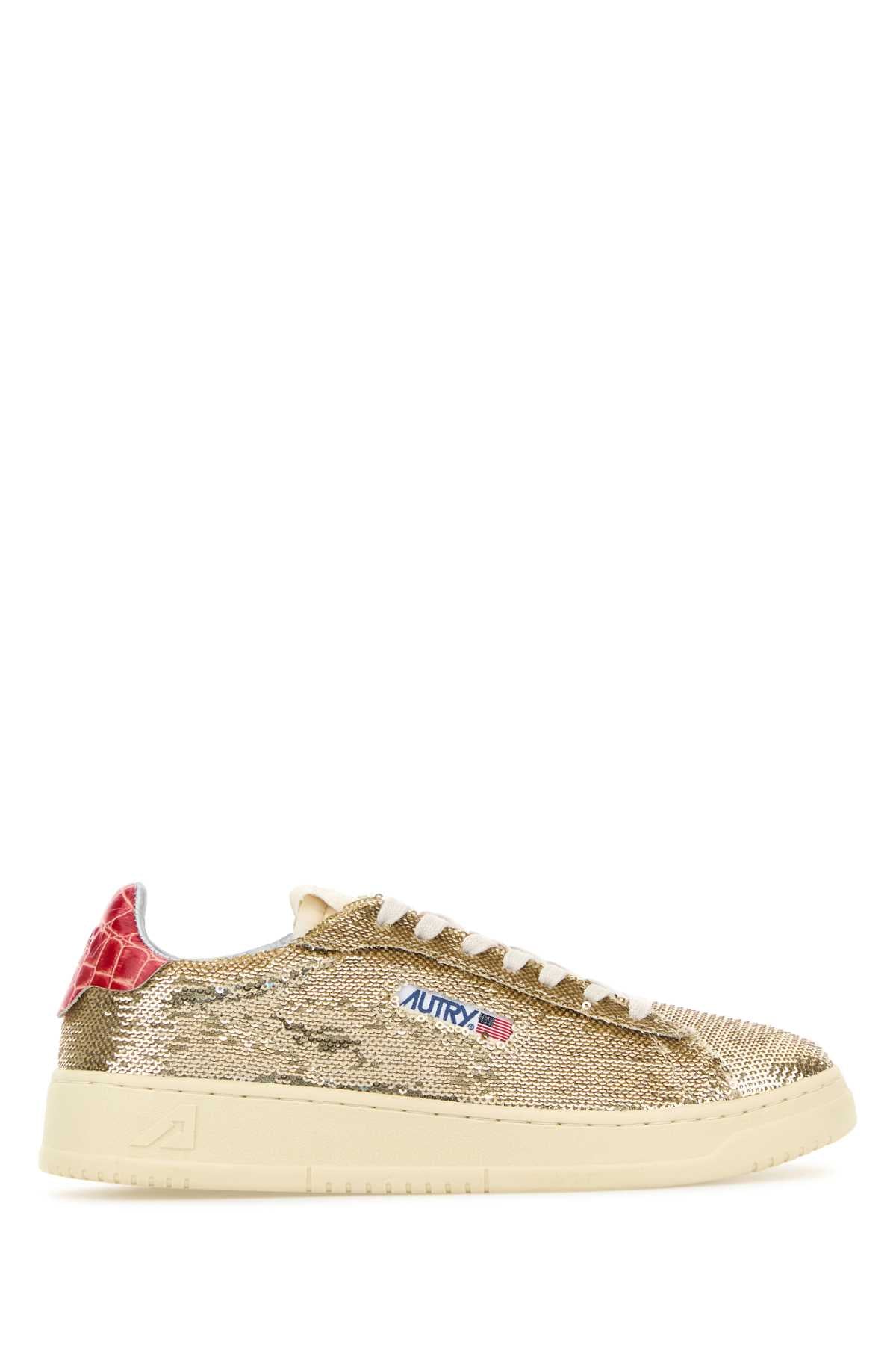 Autry Dallas Sneaker — Gold
