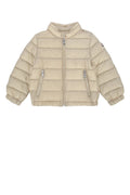 Moncler Jr Acorus Down Jacket — Beige