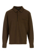 Tom Ford Silk Polo Shirt — Brown