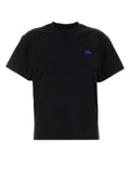 Jil Sander Logo-Embroidered Cotton T-shirt — Black