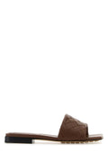 Bottega Veneta Riva Slide — Brown