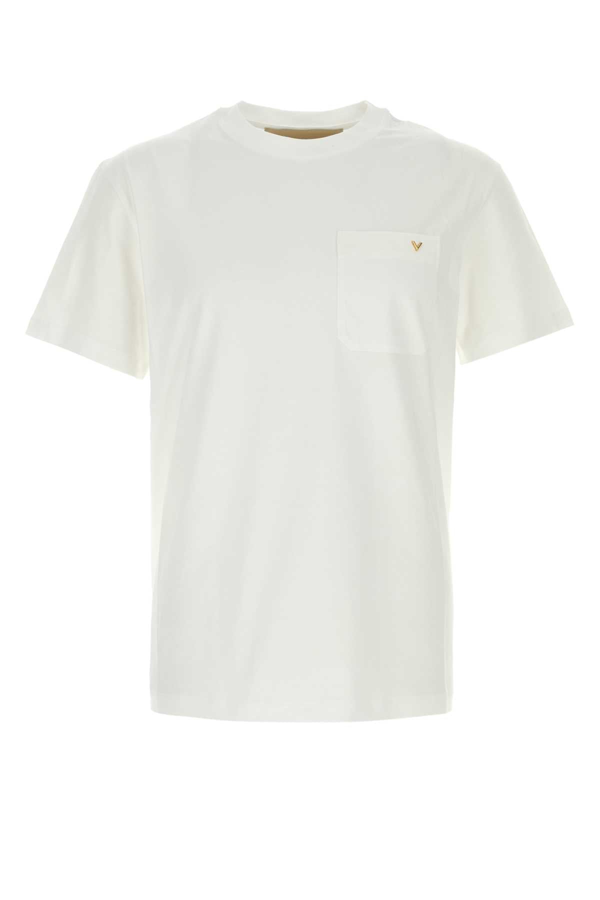 Valentino Garavani Cotton Jersey T-Shirt — White
