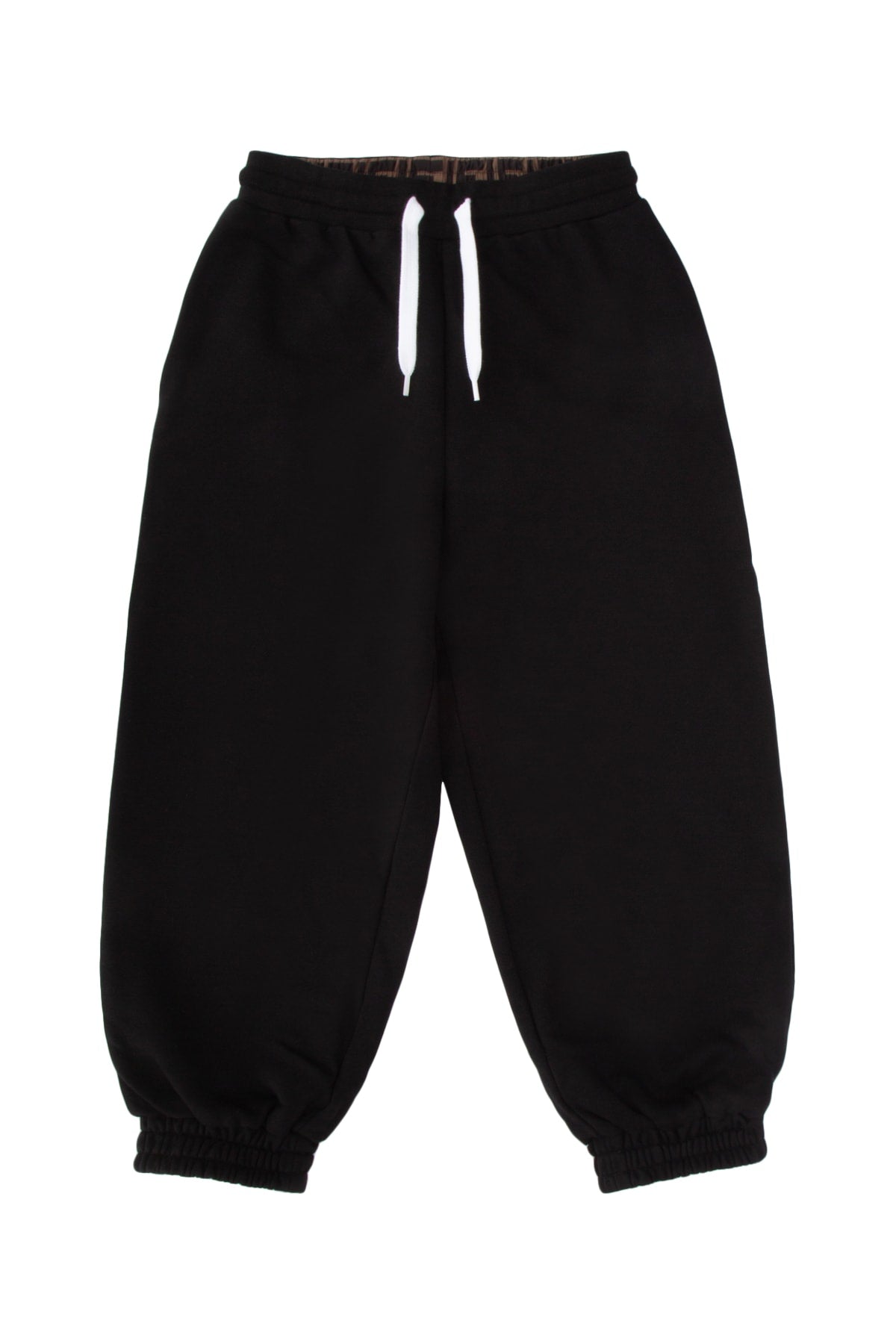 Fendi Kids Unisex Joggers — Black