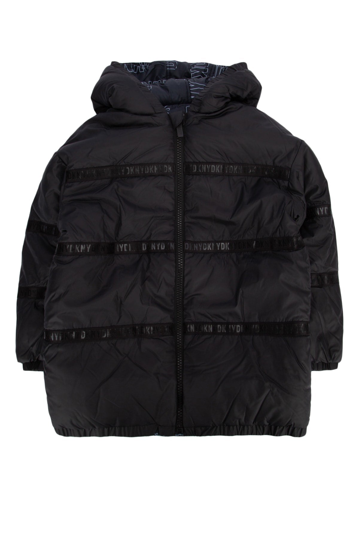 Dkny Junior Hooded Down Jacket — Black