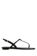 Prada Leather Thong Sandal — Black