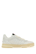 Gucci Leather Low-Top Sneakers — White