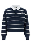 Sporty & Rich Logo Polo Shirt — Navy