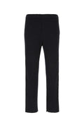 Etro Embroidered Cotton Trouser — Black