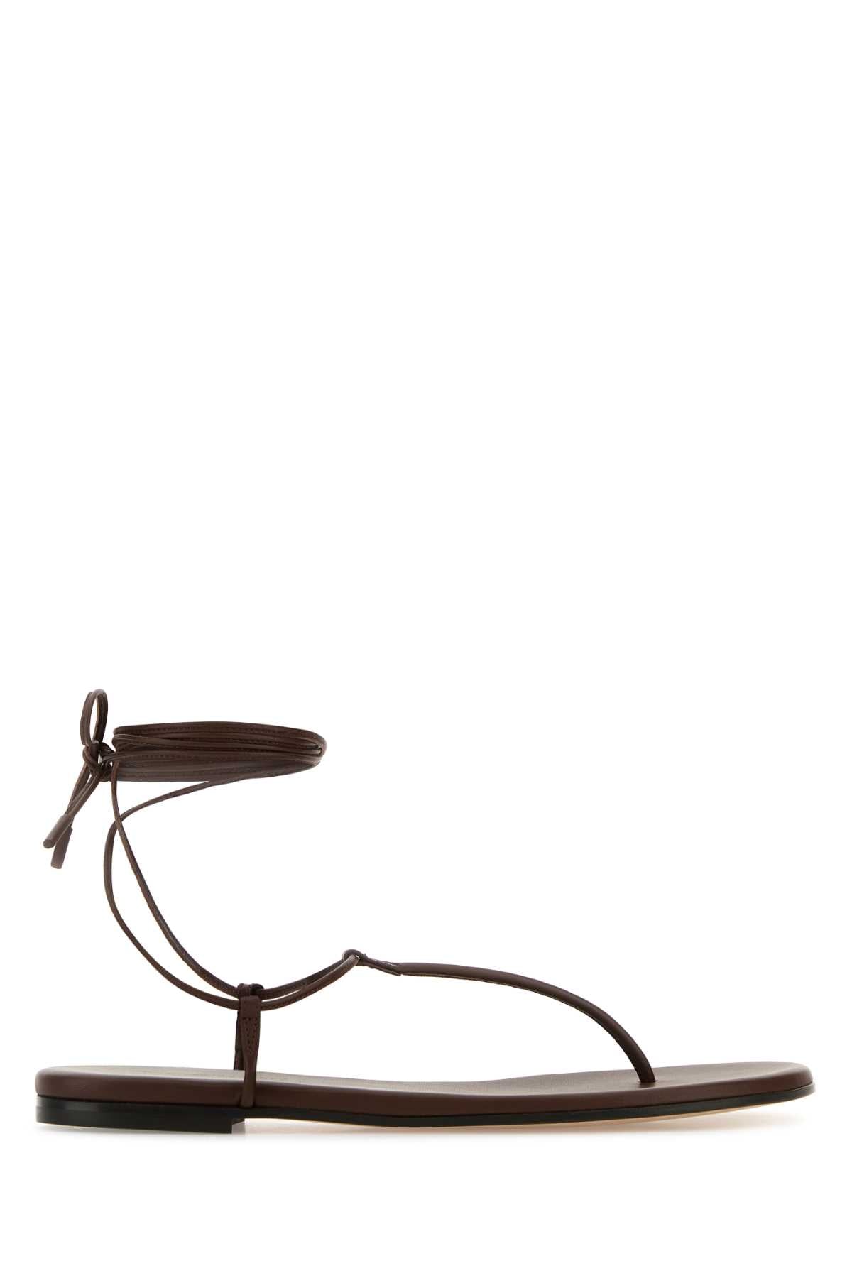 Gianvito Rossi Gwyneth Sandal — Brown