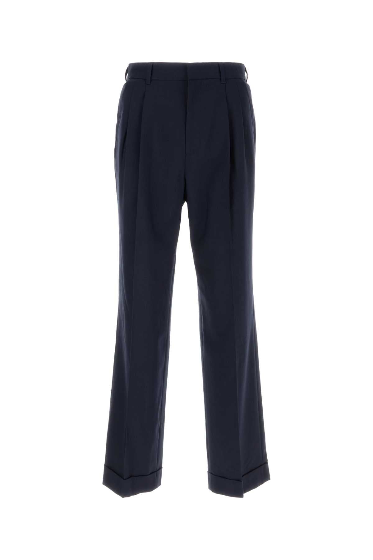 Casablanca Pleat Trousers — Navy