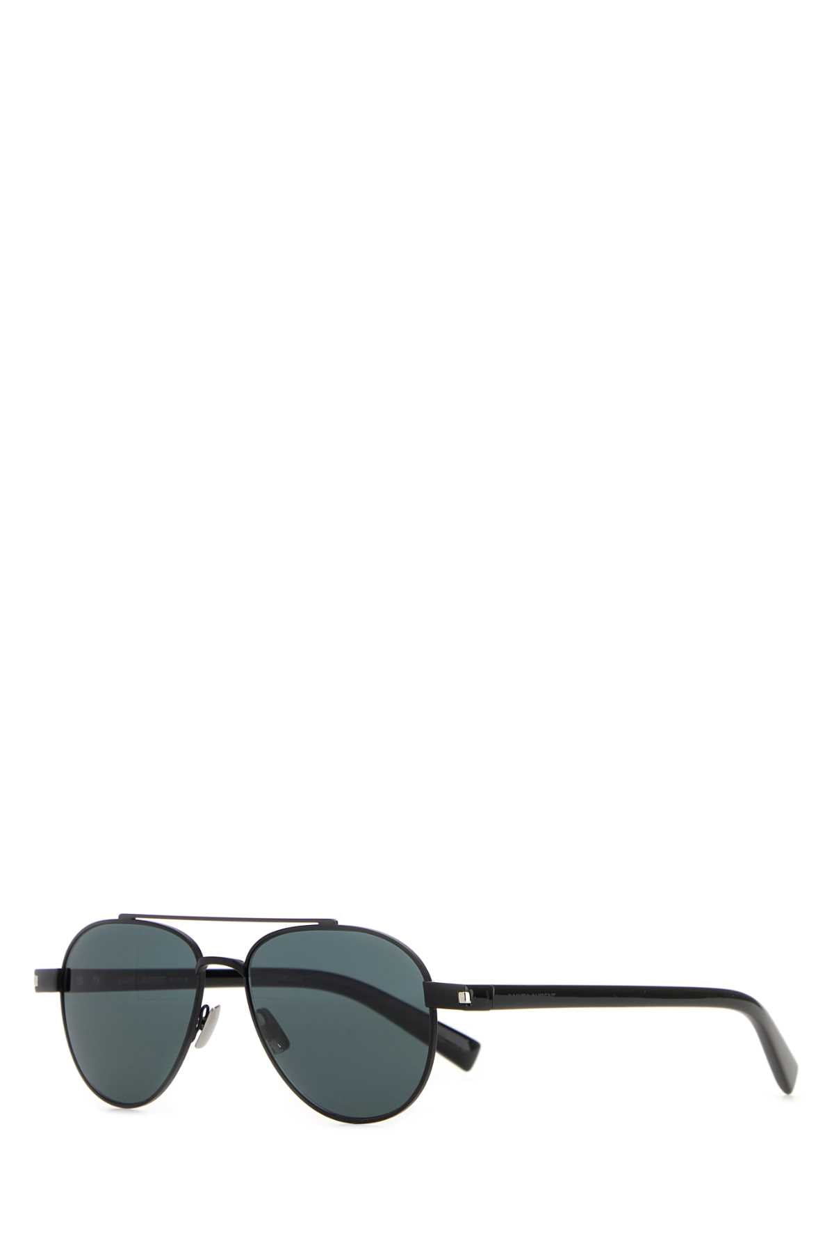 Saint Laurent OCCHIALI Acetate Aviator Sunglasses — Black