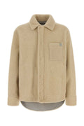 Loewe Shearling Overshirt — Gray