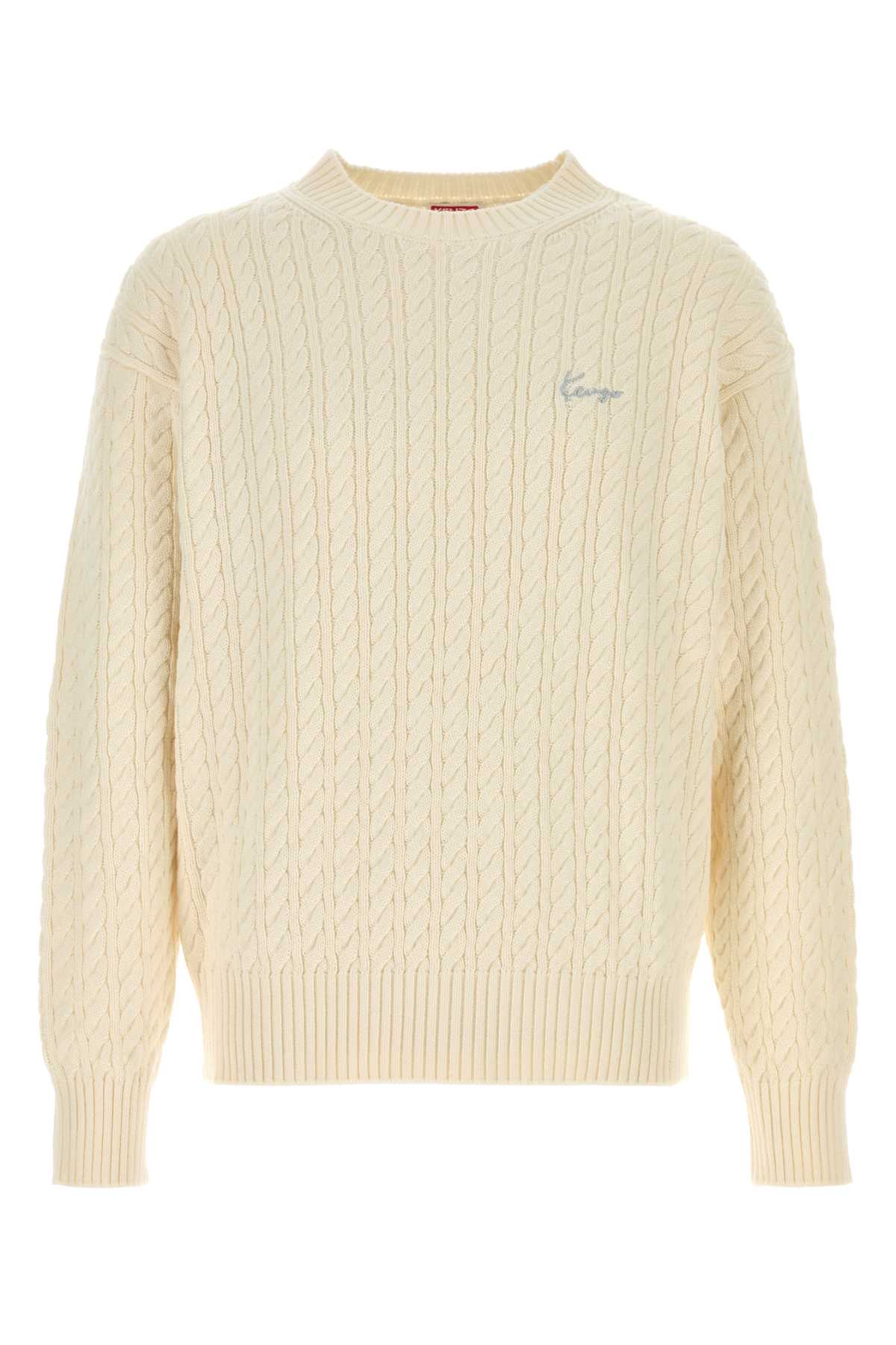 Kenzo Signature Sweater — White