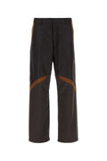 Moncler Nylon Color-Block Trousers — Gray