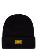 Barbour Kids BOYS Ribbed Knit Beanie — Black