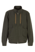Sacai Weathercloth Blouson Jacket — Olive