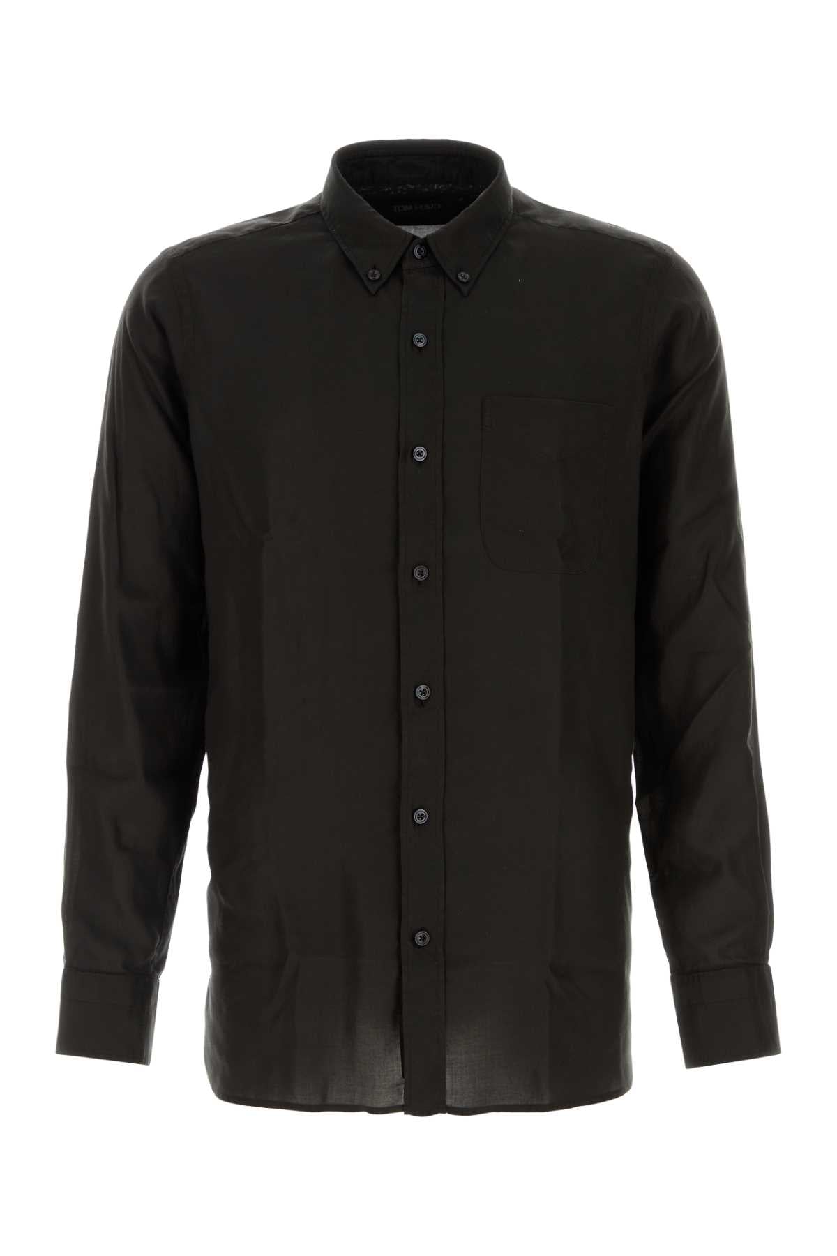 Tom Ford Fluid Shirt — Black