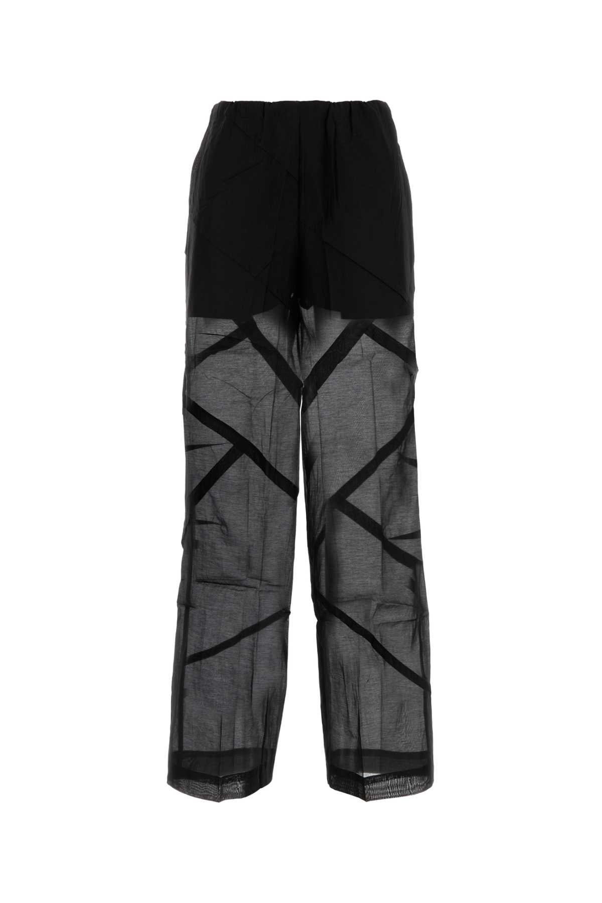Italist Drawstring Trousers — Black