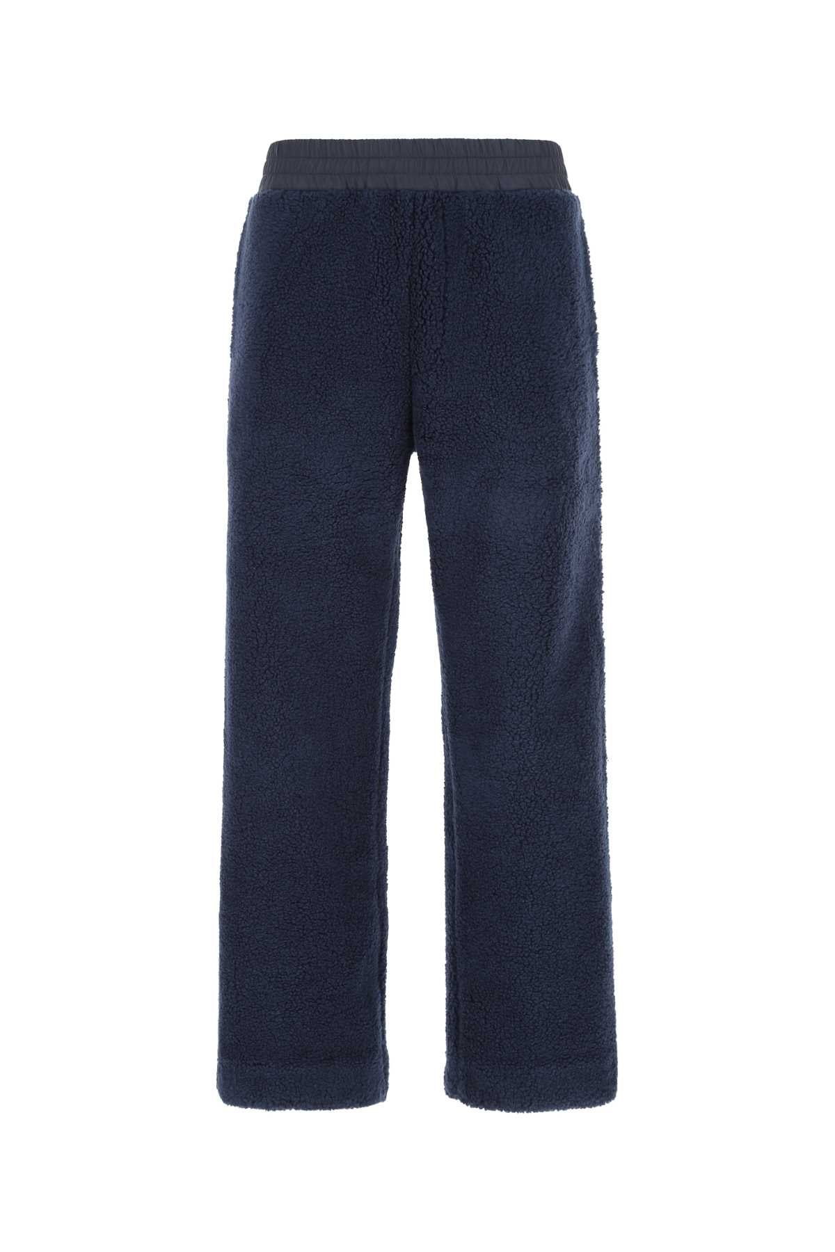 Fendi Teddy Knit Trousers — Navy
