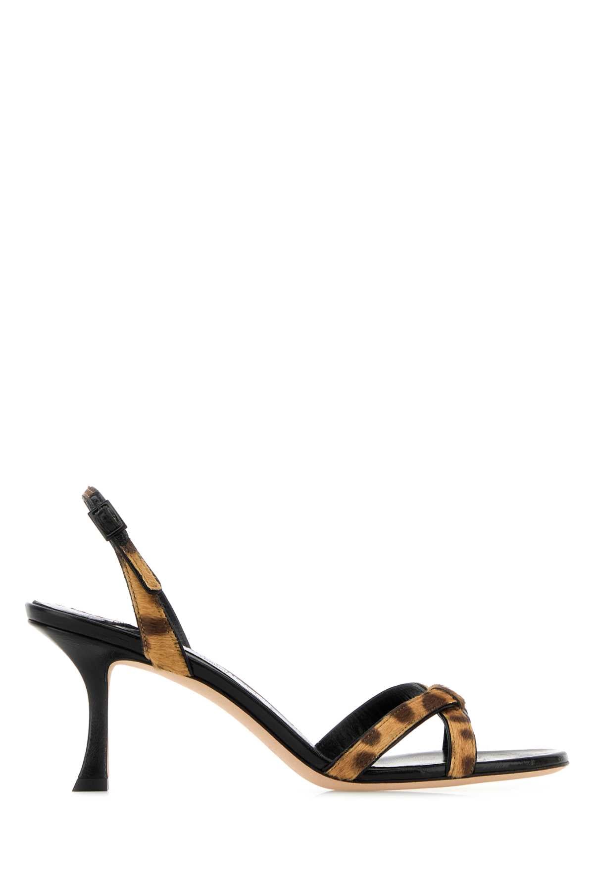 Jimmy Choo Elsy 70 Heel Sandal — Multicolor